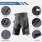 ROCKBROS Elite Shorts med indershorts og polstring til mænd sort