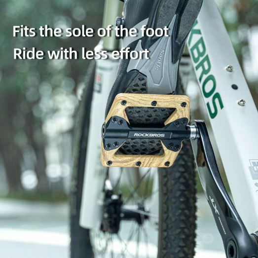 ROCKBROS cykelpedaler Nylon 9/16 tommer Skridsikker platform Aluminium