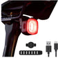 ROCKBROS LED Vandtæt IPX6 USB genopladelig Lyst rødt lys med 5 faste og blinkende tilstande