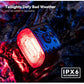 ROCKBROS LED Vandtæt IPX6 USB genopladelig Lyst rødt lys med 5 faste og blinkende tilstande