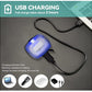 ROCKBROS LED Vandtæt IPX6 USB genopladelig Lyst rødt lys med 5 faste og blinkende tilstande