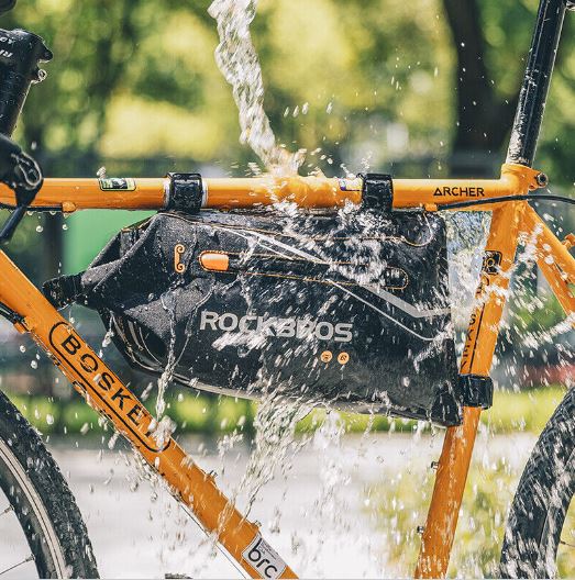 ROCKBROS rammetaske top tube taske cykeltaske til MTB landevejscykel e-cykel 3,5L