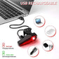 ROCKBROS cykelbaglygte IPX5 StVZO certificeret 20 lux