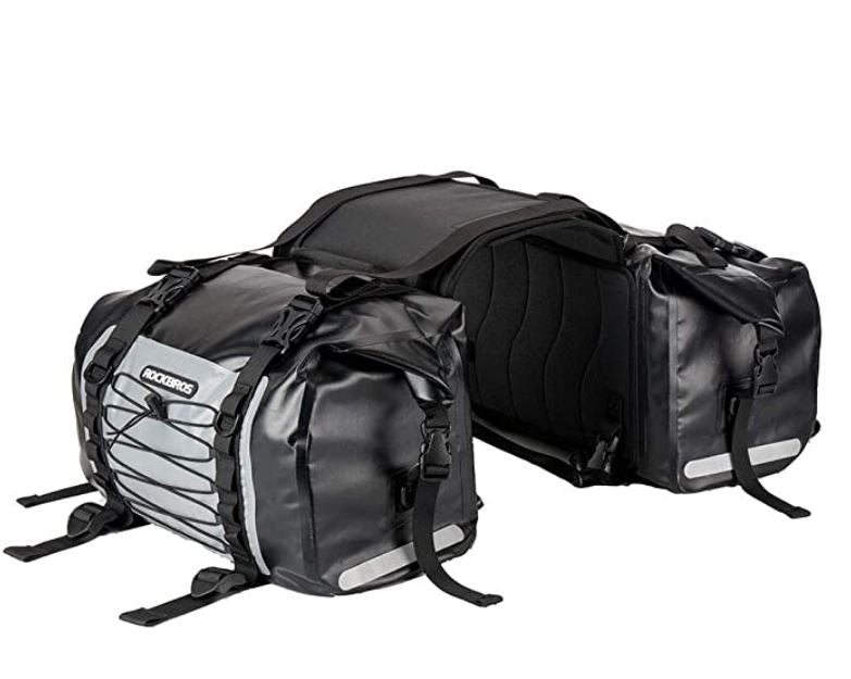 ROCKBROS AS-010 motorcykel taske dobbelt sadeltasker vandtæt Ca.62L