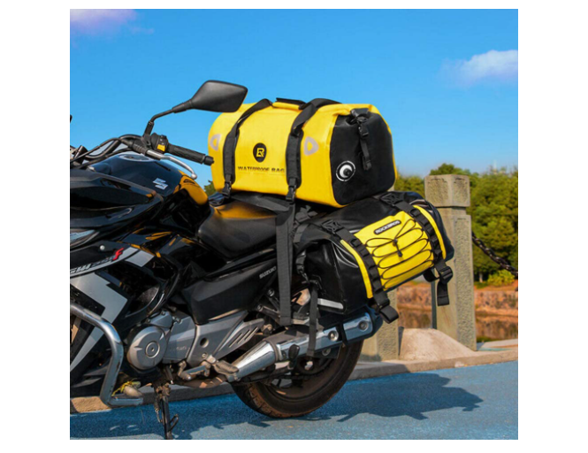 ROCKBROS AS-010 motorcykel taske dobbelt sadeltasker vandtæt Ca.62L