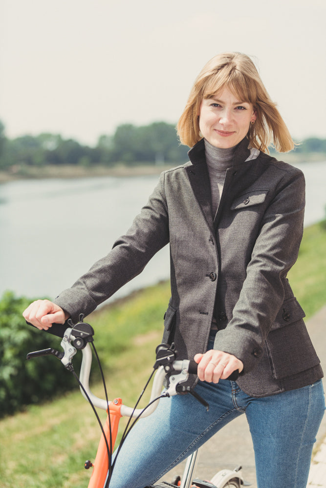 Amity cykelfrakke Paulina c_change Anthra kvinder
