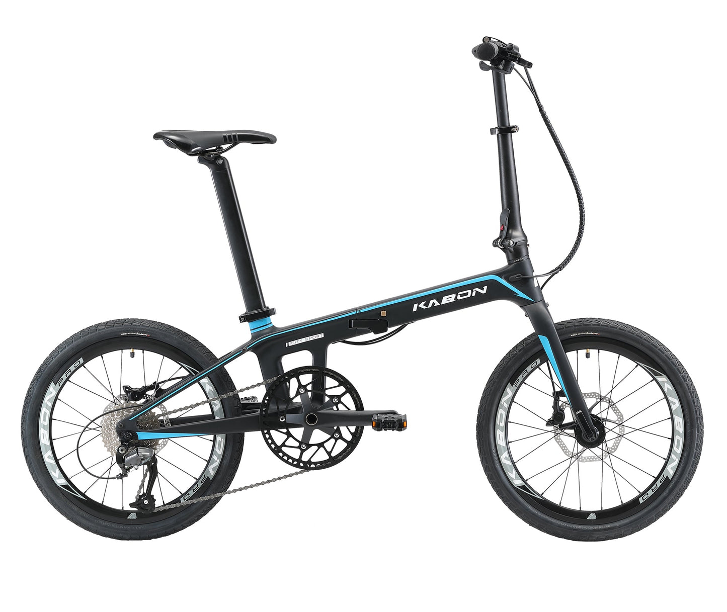 KABON City foldecykel Carbon Shimano Altus 9S 20 tommer
