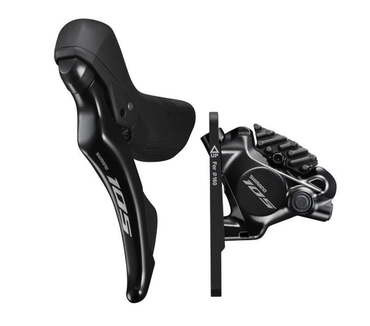 SHIMANO Skivebremse til højre gearbremsegreb 105 ST-R7120/BR-R7170