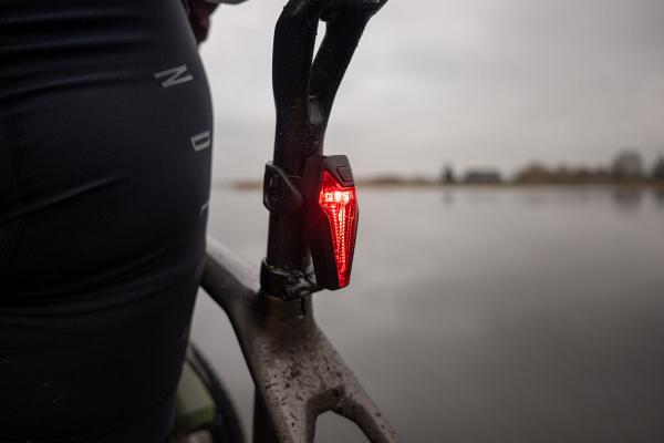 ROCKBROS cykelbaglygte IPX5 StVZO certificeret 20 lux