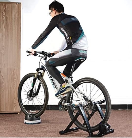 ROCKBROS 707314 rulletræner Motionscykel 26-28 tommer ca.135 kg Sort