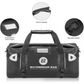 ROCKBROS AS-005 Motorcykeltaske Rullebagage Sadeltaske Sort
