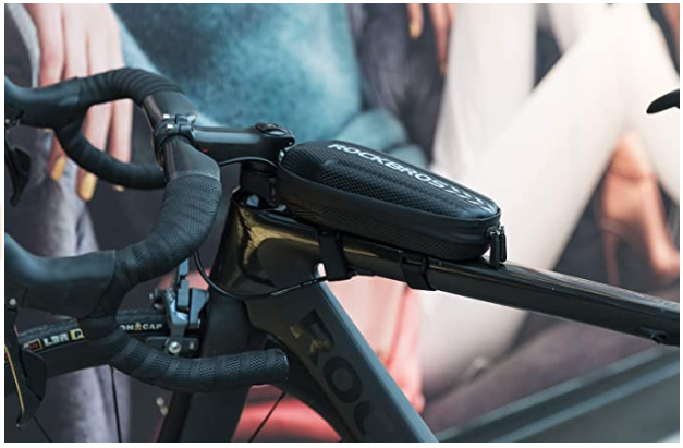 ROCKBROS B6 Cykelramme taske vandtæt sort L 1.5L / M 1.1L