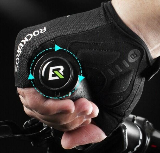ROCKBROS Half Finger Handsker Udendørs Sports Cykelhandsker Reflekterende