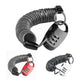 ROCKBROS Mini kabel Cykel&Hjelmlås med kombinationslås
