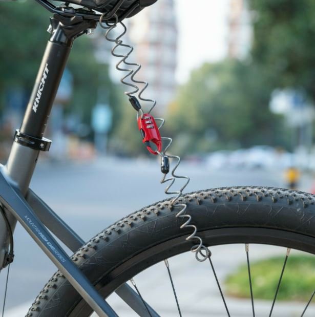 ROCKBROS Mini kabel Cykel&Hjelmlås med kombinationslås