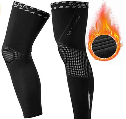 ROCKBROS LKPJ003 Cykelbenvarmere knæpuder vinter S-3XL (1 par)