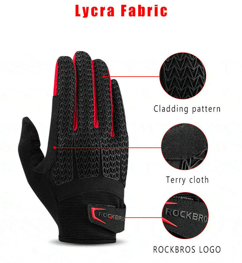 ROCKBROS S169-1 Cykling Vinterhandsker Motorcykel