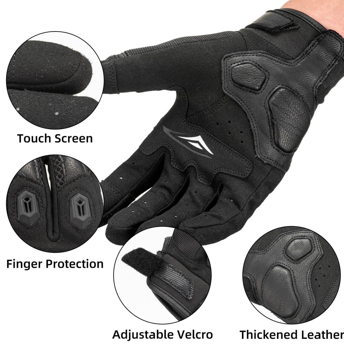 ROCKBROS Vinter Motorcykel Handsker Touch Screen Cycling Warm