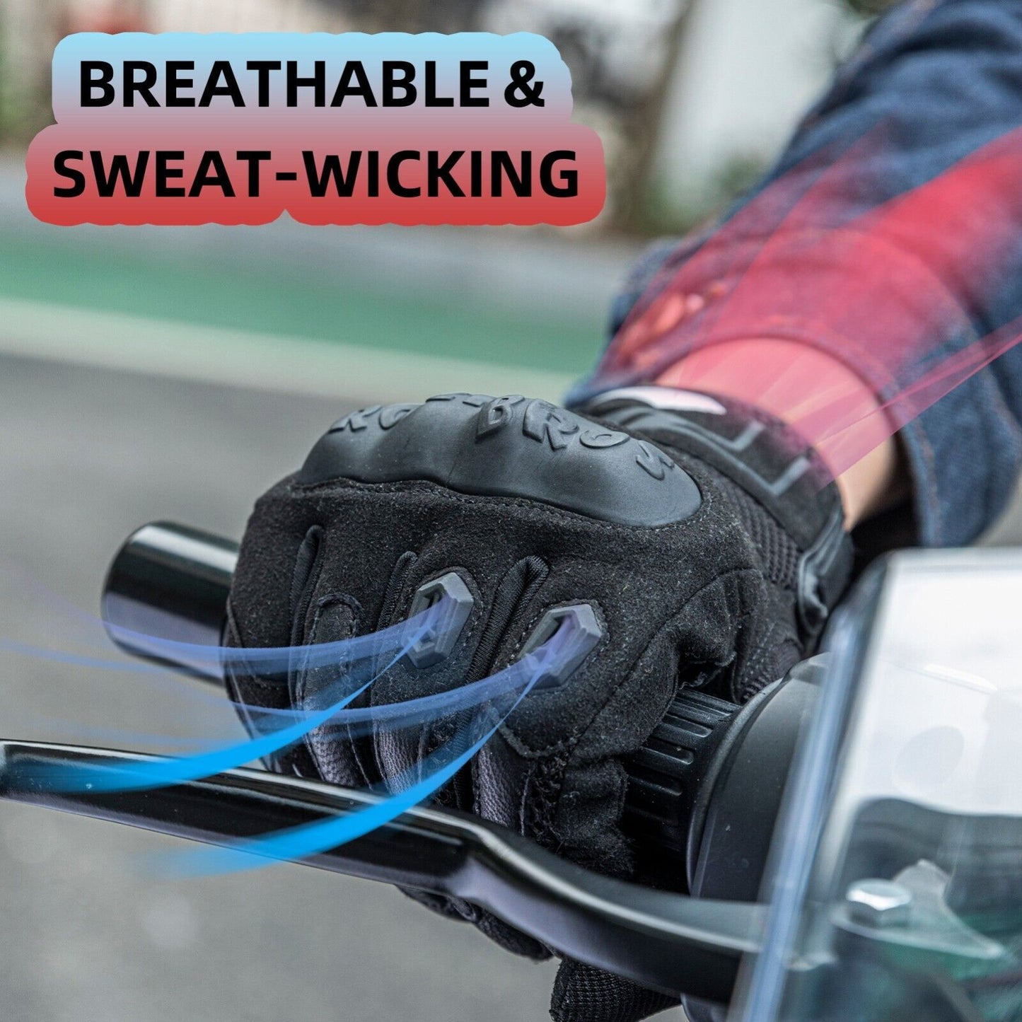 ROCKBROS Vinter Motorcykel Handsker Touch Screen Cycling Warm