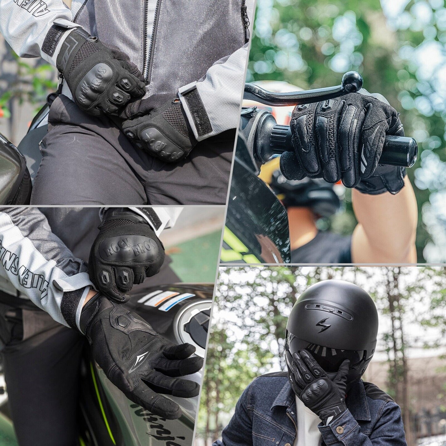 ROCKBROS Vinter Motorcykel Handsker Touch Screen Cycling Warm