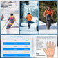 ROCKBROS Vintercykelhandsker Handsker Touch Screen Warm Thermal Sport
