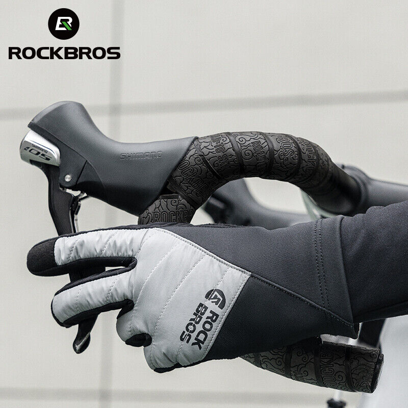 ROCKBROS Vintercykelhandsker Handsker Touch Screen Warm Thermal Sport